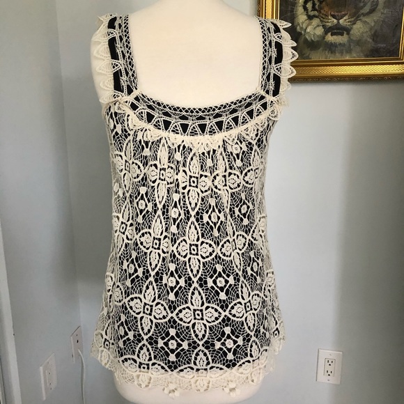 Karen Kane cotton & silk top, size Small - Picture 2 of 9
